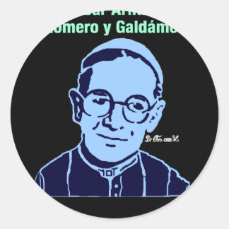MONSEÑOR OSCAR ROMERO 18 CUSTOMIZABLE PRODUCTS CLASSIC ROUND STICKER