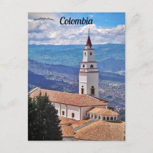 Monserrate Church in Bogota Colombia Postcard