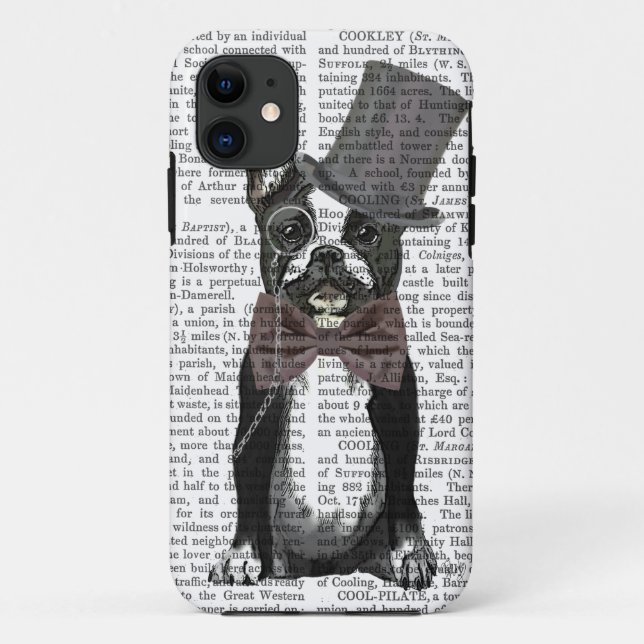 Monsieur Bulldog 2 Case-Mate iPhone Case (Back)