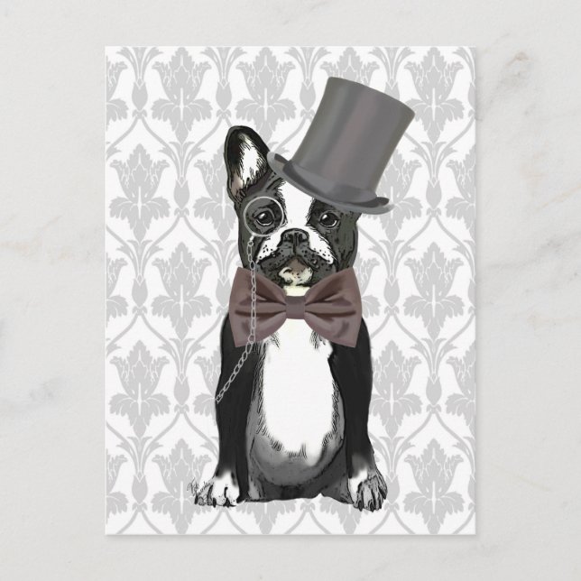 Monsieur Bulldog Postcard (Front)