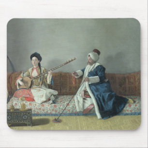 Monsieur Levett and Mademoiselle Helene Mouse Mat