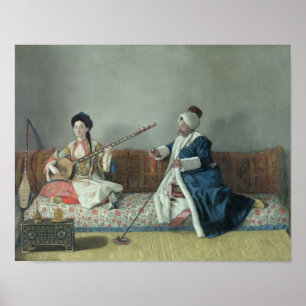 Monsieur Levett and Mademoiselle Helene Poster