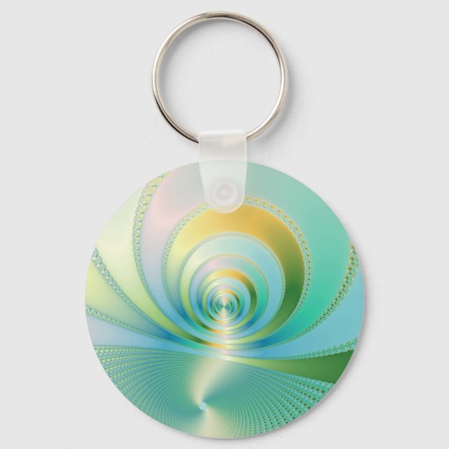 Monsoon - Fractal Key Ring (Front)