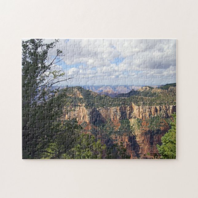 Monsoon Season at North Rim of the Grand Canyon Jigsaw Puzzle (Horizontal)