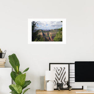 Monsoon Season At North Rim Of The Grand Canyon Poster