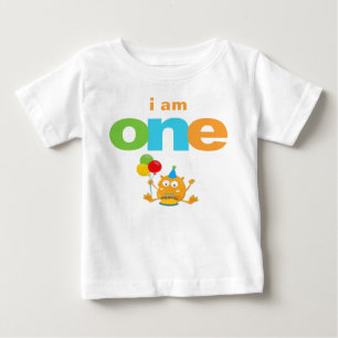 Monster 1st Birthday T-shirt Toddler Baby Kid
