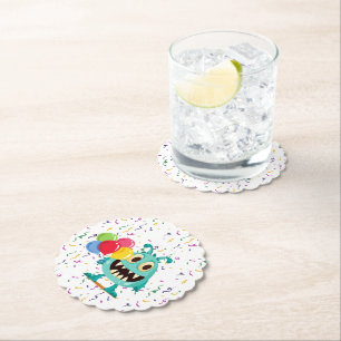 Monster/alien/cartoon Paper Coaster