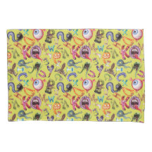 Monster alphabet kid's pattern Pillowcase