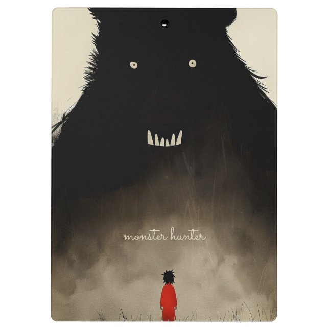 Monster and the Kid Clipboard (Back)