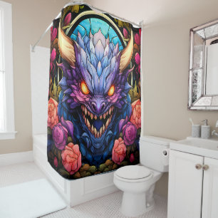 Monster Art Shower Curtain