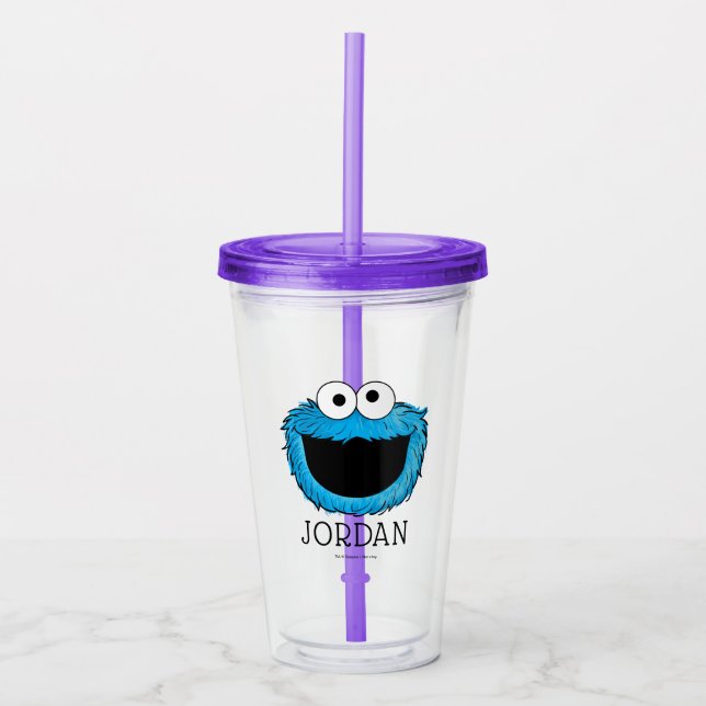 Monster at the End of this Story | Cookie Monster Acrylic Tumbler (Front)