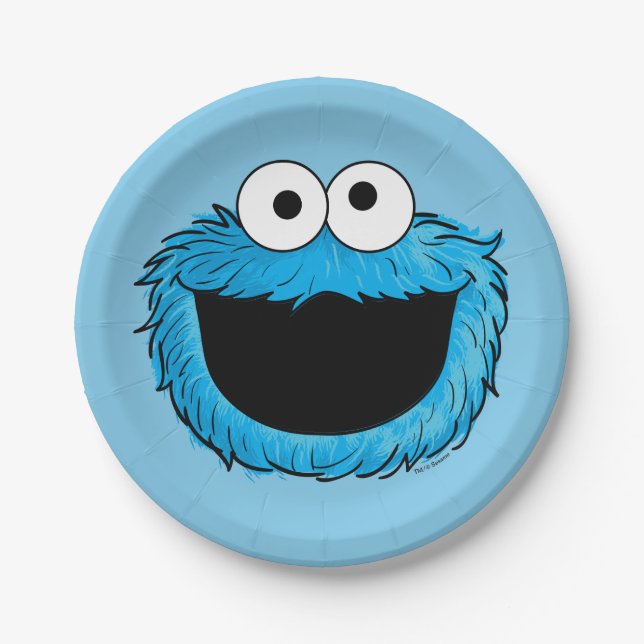 Monster at the End of this Story | Cookie Monster Paper Plate (Front)