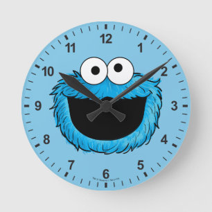 Monster at the End of this Story Cookie Monster Round Clock