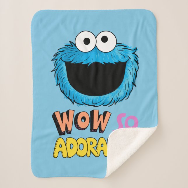 Monster at the End of this Story | Cookie Monster Sherpa Blanket (Front)