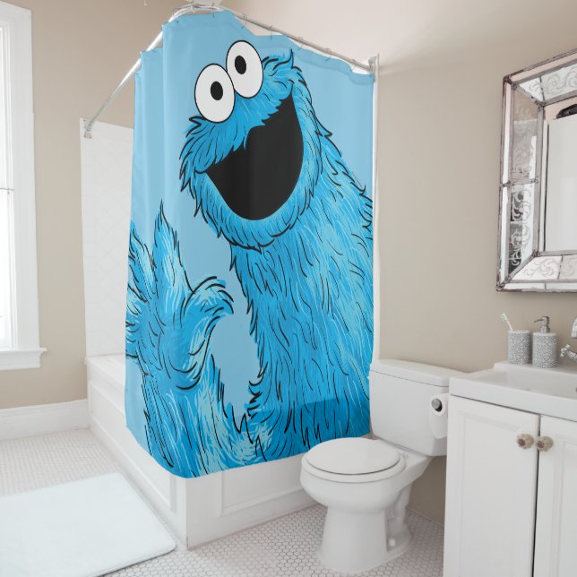 Monster at the End of this Story | Cookie Shower Curtain (In Situ)