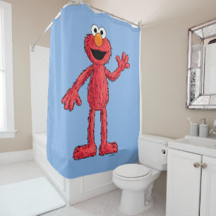 Monster at the End of this Story   Cutie Elmo Shower Curtain