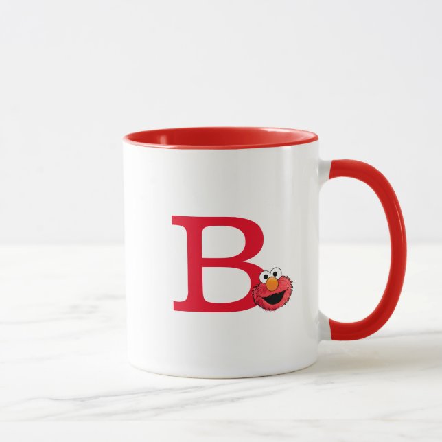 Monster At the End of this Story | Elmo Monogram B Mug (Right)
