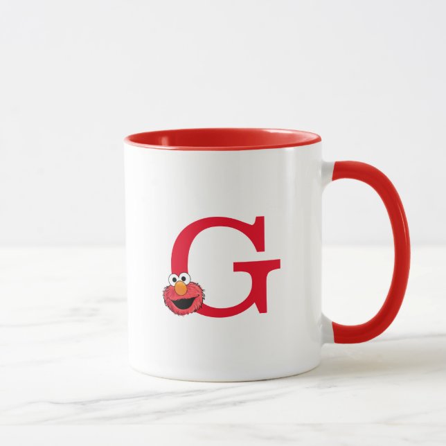 Monster At the End of this Story | Elmo Monogram G Mug (Right)