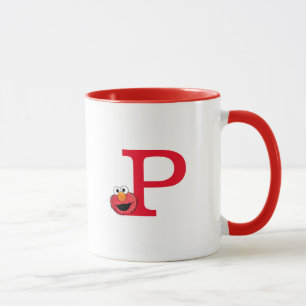 Monster At the End of this Story Elmo Monogram P Mug