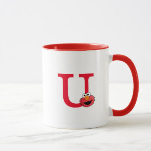Monster At the End of this Story Elmo Monogram V Mug