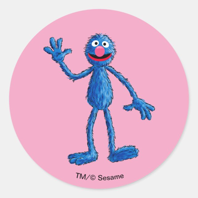 Monster at the End of this Story | Grover Classic Round Sticker (Front)