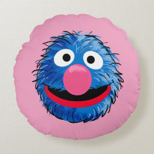 Monster at the End of this Story Grover Round Cushion