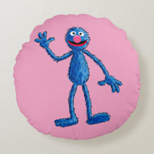 Monster at the End of this Story Grover Round Cushion