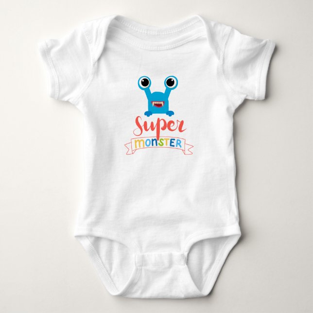 monster baby bodysuit (Front)