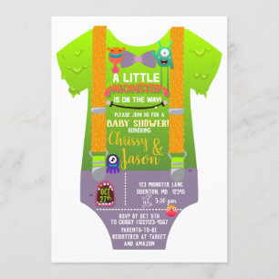 Monster Baby Shower - They've Created a Monster Invitation