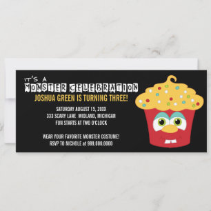 Monster Bash Birthday Party Invitations