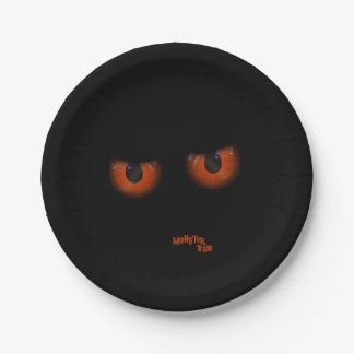 Monster Bash Halloween Paper Plate