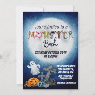 Monster Bash Invitation