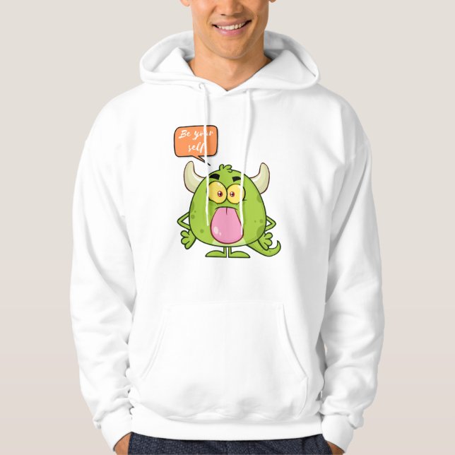 monster, be yourself hoodie (Front)