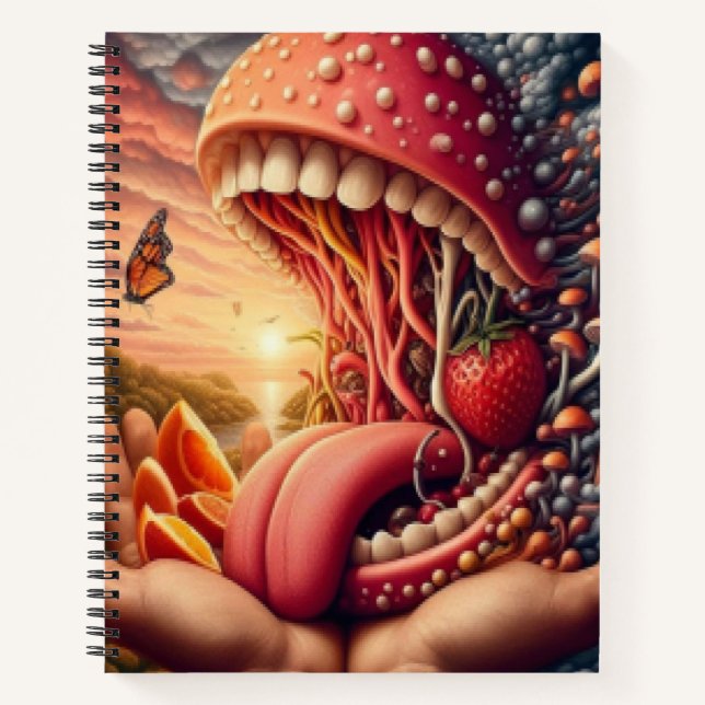 Monster Big mouth  Notebook (Front)