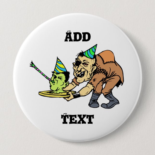"Monster Birthday" Button (Front)