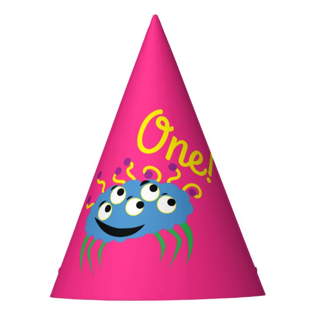 Monster Birthday Party Hat (Front)