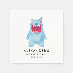 Monster Birthday Party Napkin
