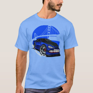 Monster blue drift car T-Shirt