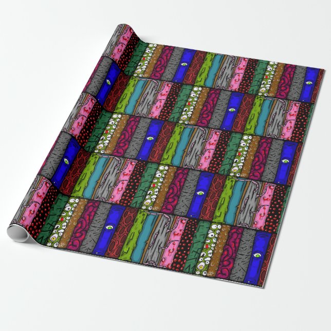 Monster Books Gift Wrap (Unrolled)