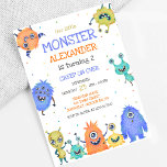 Monster Boy Birthday Invitation<br><div class="desc">Monster Boy Birthday Invitation</div>