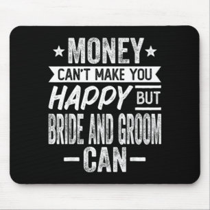 Monster Bride Groom Spooky Wedding Theme Gothic Mouse Mat
