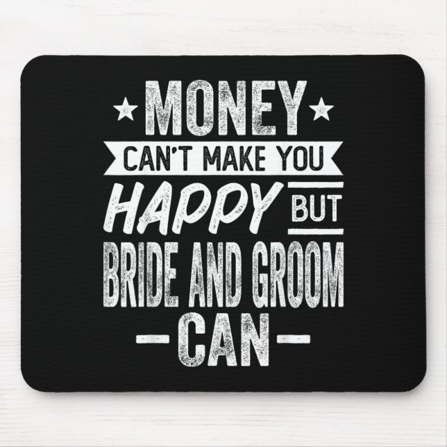 Monster Bride Groom Spooky Wedding Theme Gothic Mouse Mat (Front)