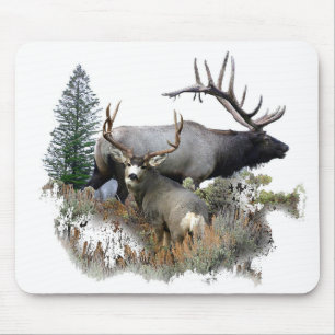 Monster bull trophy buck mouse mat