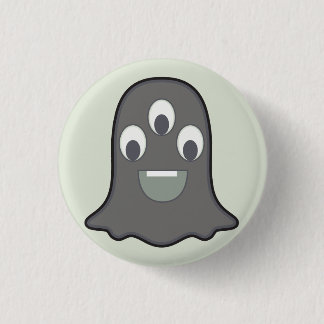 Monster Button: Ghost 3 Cm Round Badge