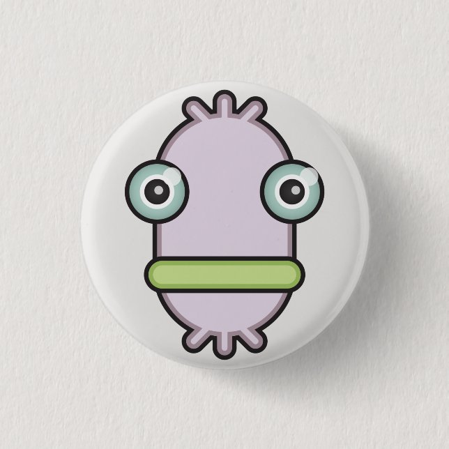 Monster Button: Microbe 3 Cm Round Badge (Front)