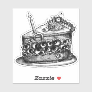 Monster Cake Sticker