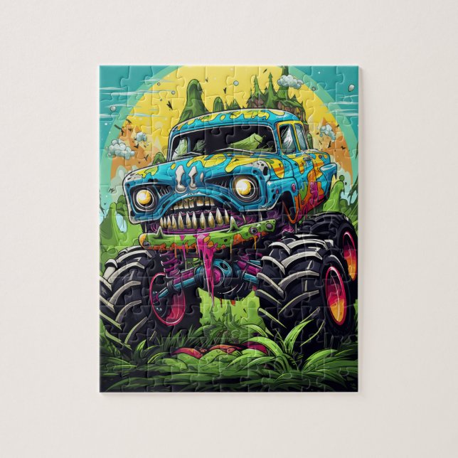 Monster Cars Jigsaw Puzzle (Vertical)