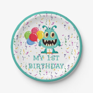 Monster/Cartoon/alien Paper Plate
