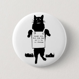Monster Cat 6 Cm Round Badge