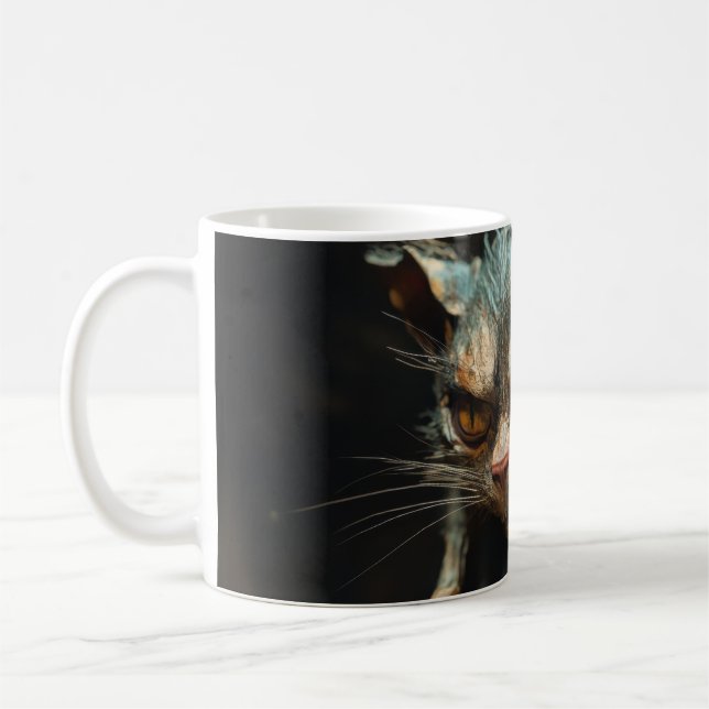 Monster cat  coffee mug (Left)